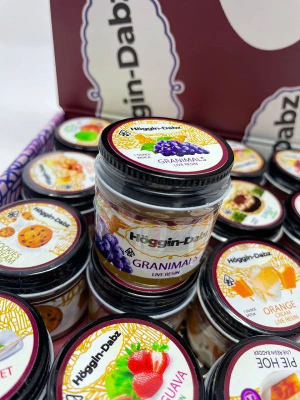 Hoggin Dabz Mixed Flavor Pack 1LB – Premium live resin with exotic terpene flavors, heavy potency, and saucy texture. Bulk concentrate for true connoisseu..